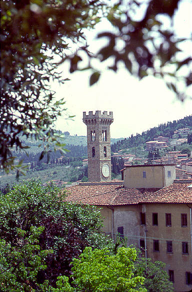 Assisi clocktower, 1979