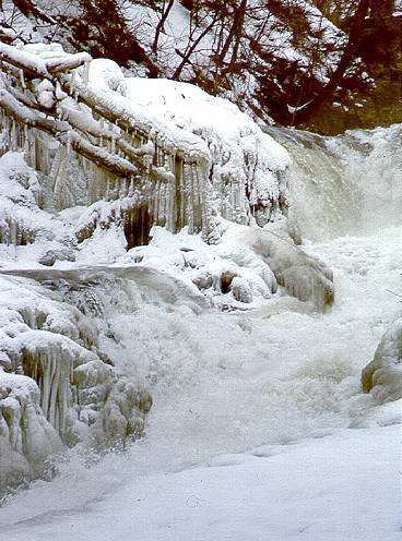 Ice, Cascadilla Gorge, Ithaca, NY