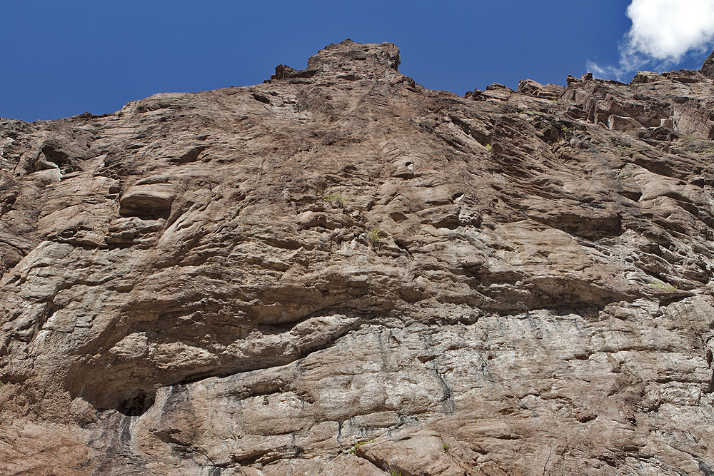 Side of the canyon - to us flatlanders, rough!