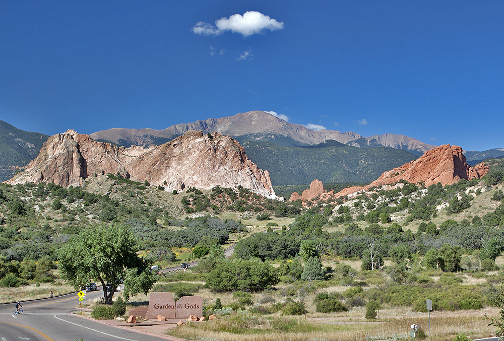 Looking west toward Pikes Peak