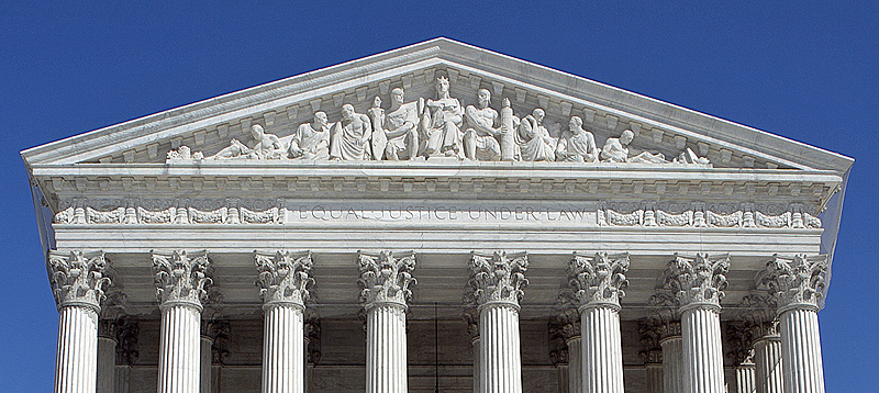 Supreme Court facade, Washington, D.C.