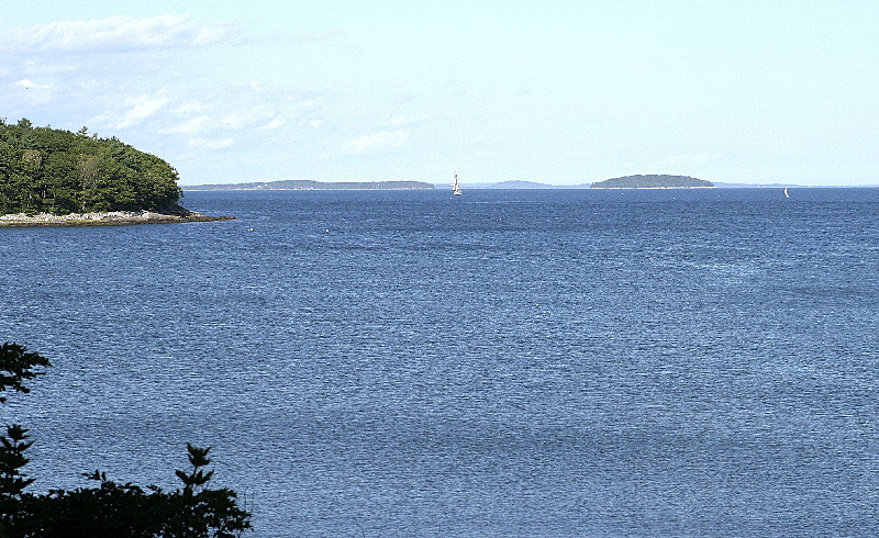 Viewing the sea and islands