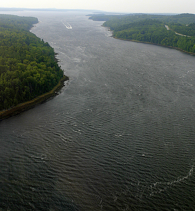 From the Penobscot Narrows Bridge Observatory