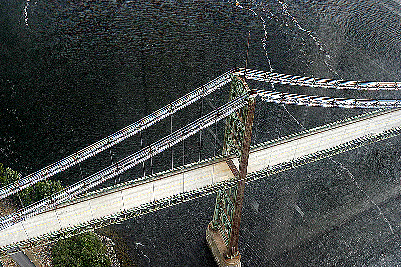 Shot from the new Penobscot Narrows Bridge Observatory