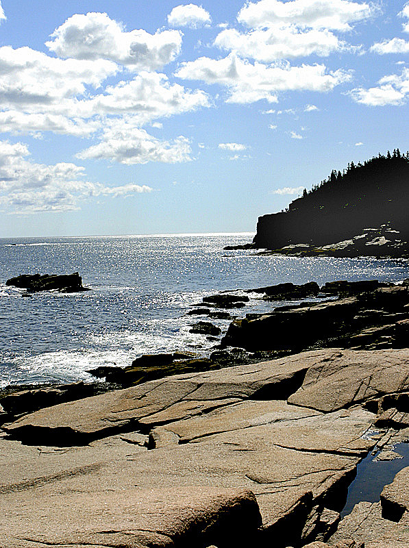 Looking southeast; Acadia National Park, ME