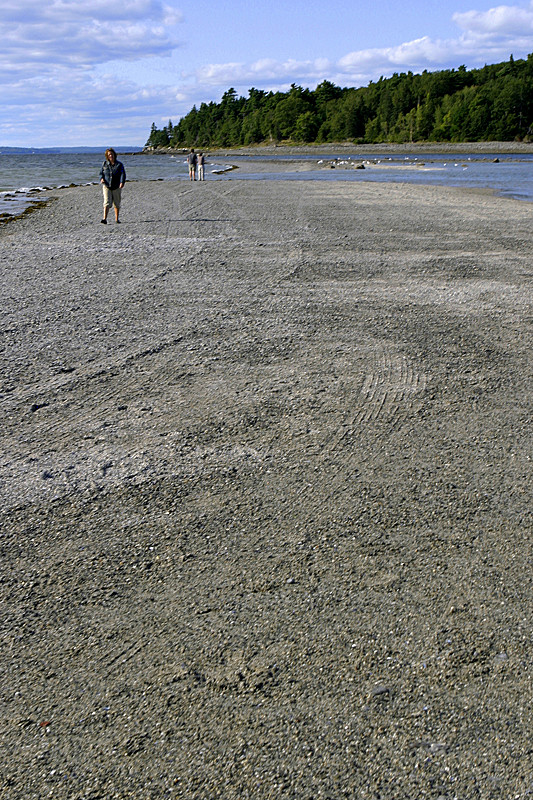 You can see the tide beginning to come in