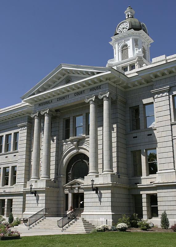 Facade of the County Courthouse