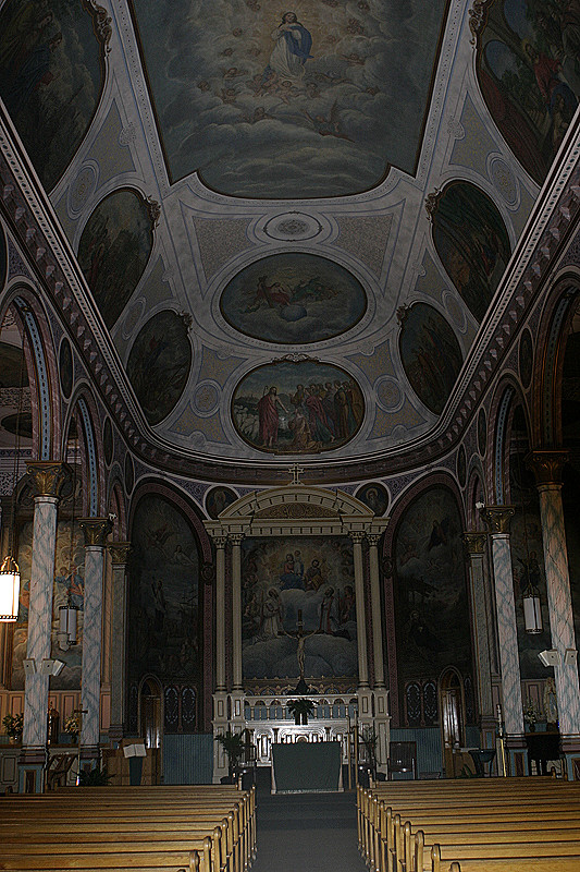 Interior; great ceiling paintings