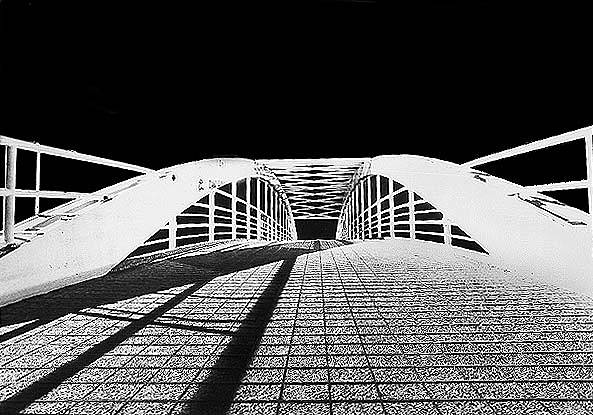 Bridge over Lake Shore Drive, North Avenue, Chicago, IL