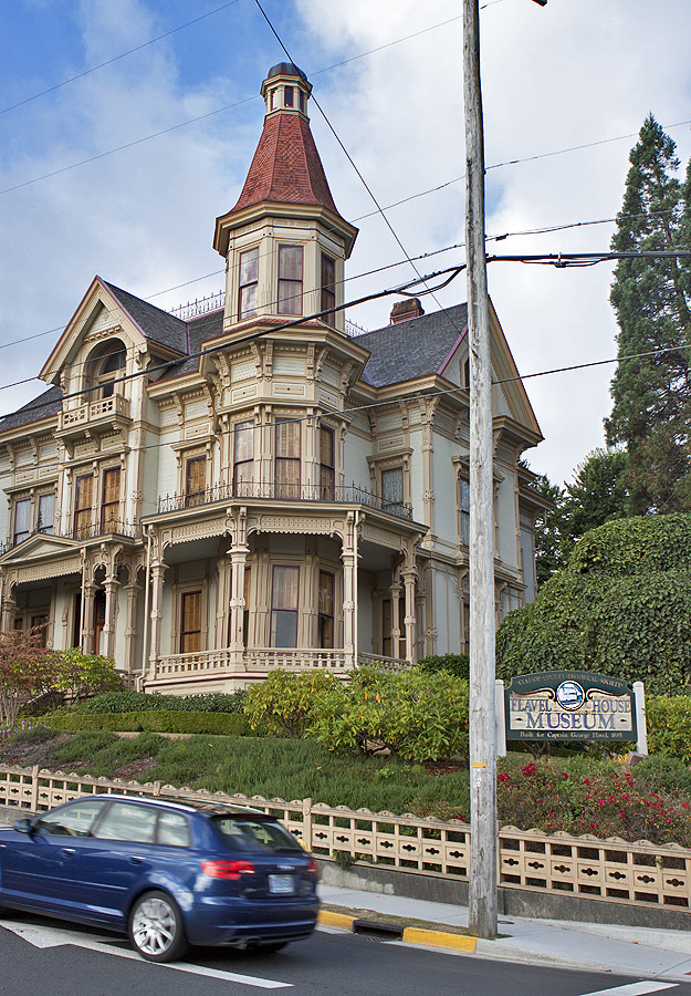 Great Victorian architecture, great view (hills above Columbia River), but hemmed in by 
