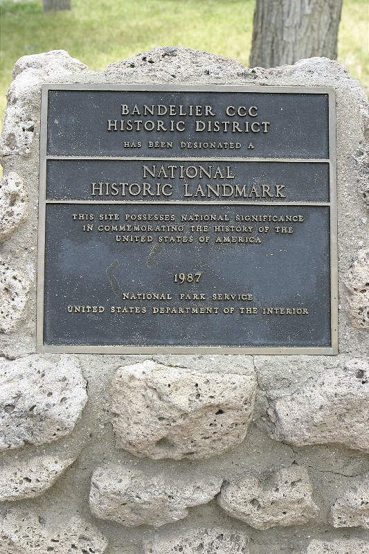 Plaque by Visitor Station