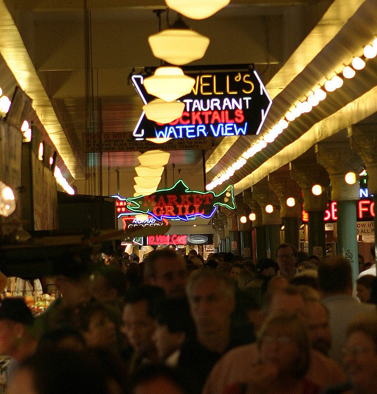 Inside Pike Place Market, Seattle