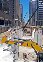 Wacker Drive construction, 2011