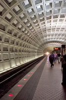 Incoming train, Washington D.C.s metro