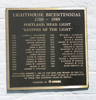 Plaque to the Light Keepers