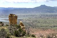 Chimney Rock and Distant Butte