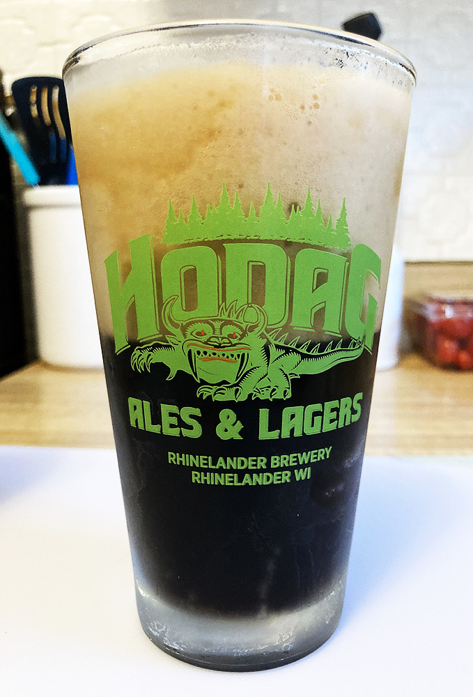 Hodag beer (glass)