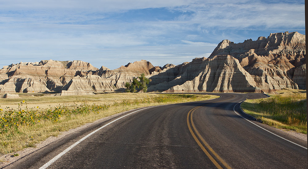 Heading west into the hills