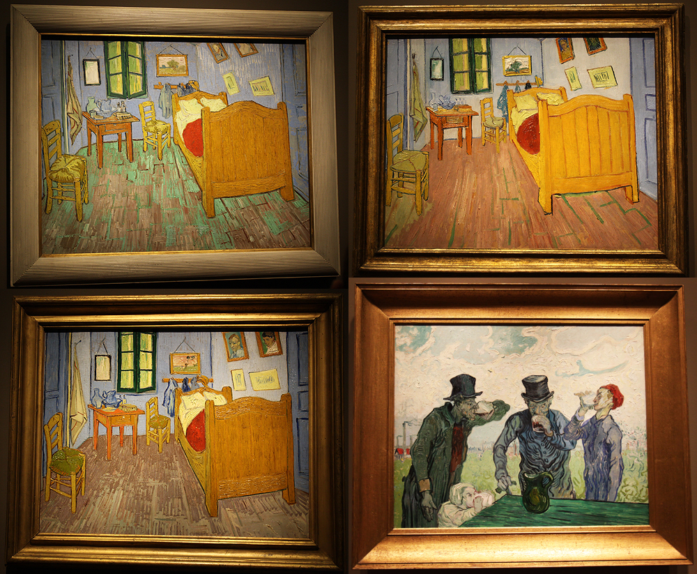 Awesome - these three paintings might never be in same room at the same time. Added 