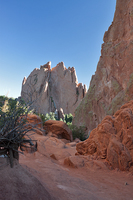 Kindergarden Rock (left), looking east in early AM