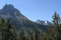 Approaching St. Mary Lake