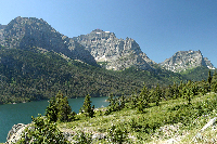 St. Mary Lake - Looking south/southwest