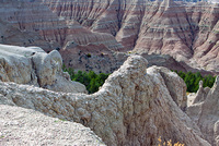 More uneven erosion - that