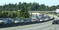 Inbound traffic, Seattle AM rush hour